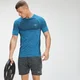 MP Férfi Essential Seamless rövid ujjú póló - Bright Blue Marl