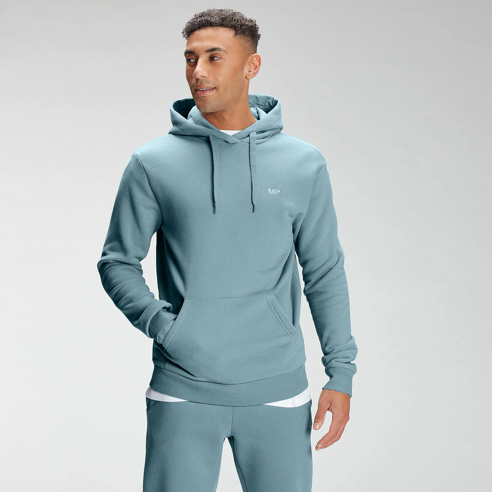 MP Men's Rest Day Hoodie - Ice Blue - XXS kép 1