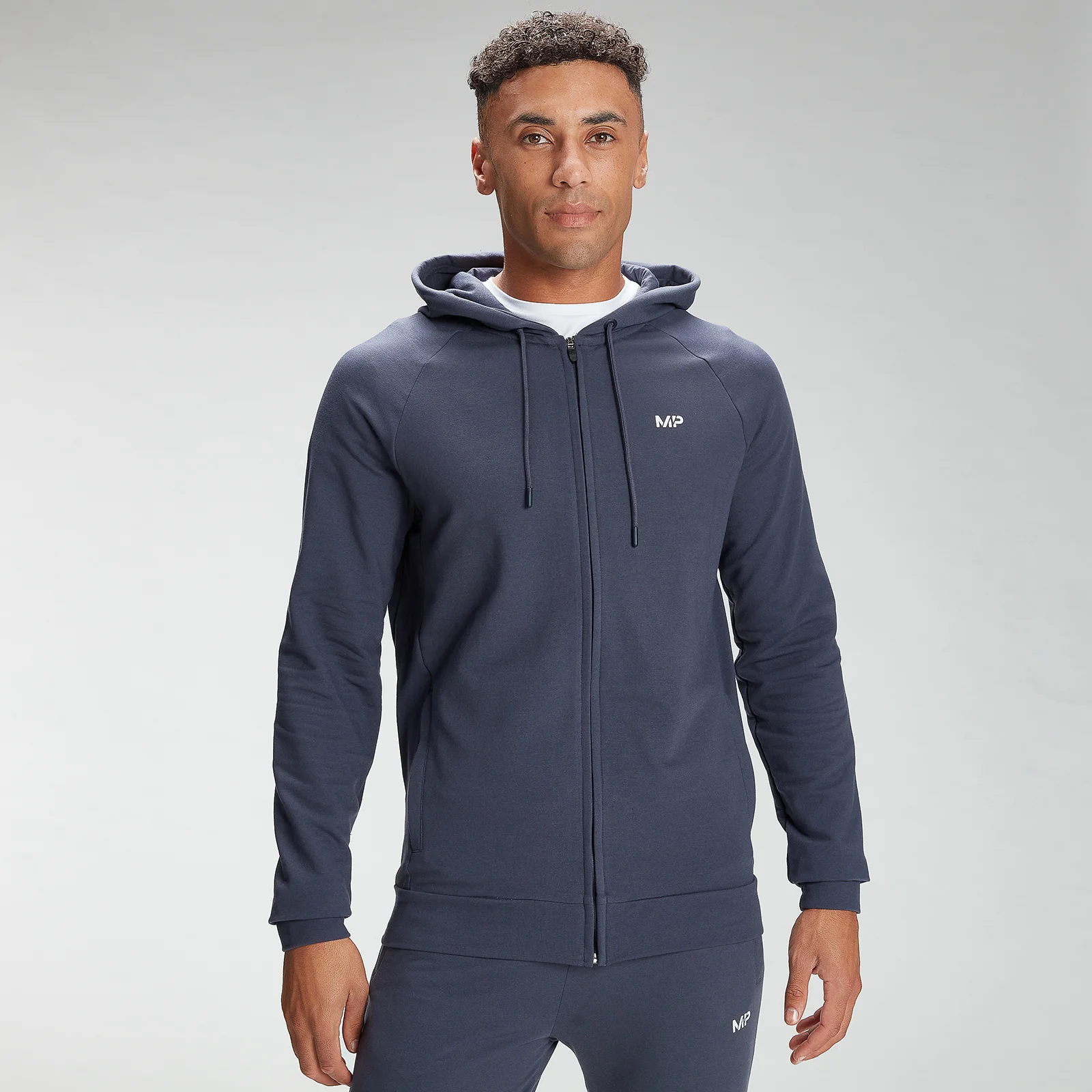 MP Men's Form Zip Up Hoodie - Graphite - XS kép 1