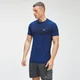 MP Férfi Essential Seamless rövid ujjú póló - Intense Blue Marl