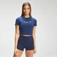 MP Női Adapt Camo Logo Crop Póló - Petrol kék