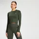 MP Női Essentials Training Dry Tech hosszú ujjú Crop Top - Vine Leaf