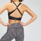 MP Női Power Cross Back sportmelltartó - fekete Space Dye