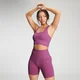 MP Női Shape Seamless Keresztpántos Sportmelltartó - Orchidea