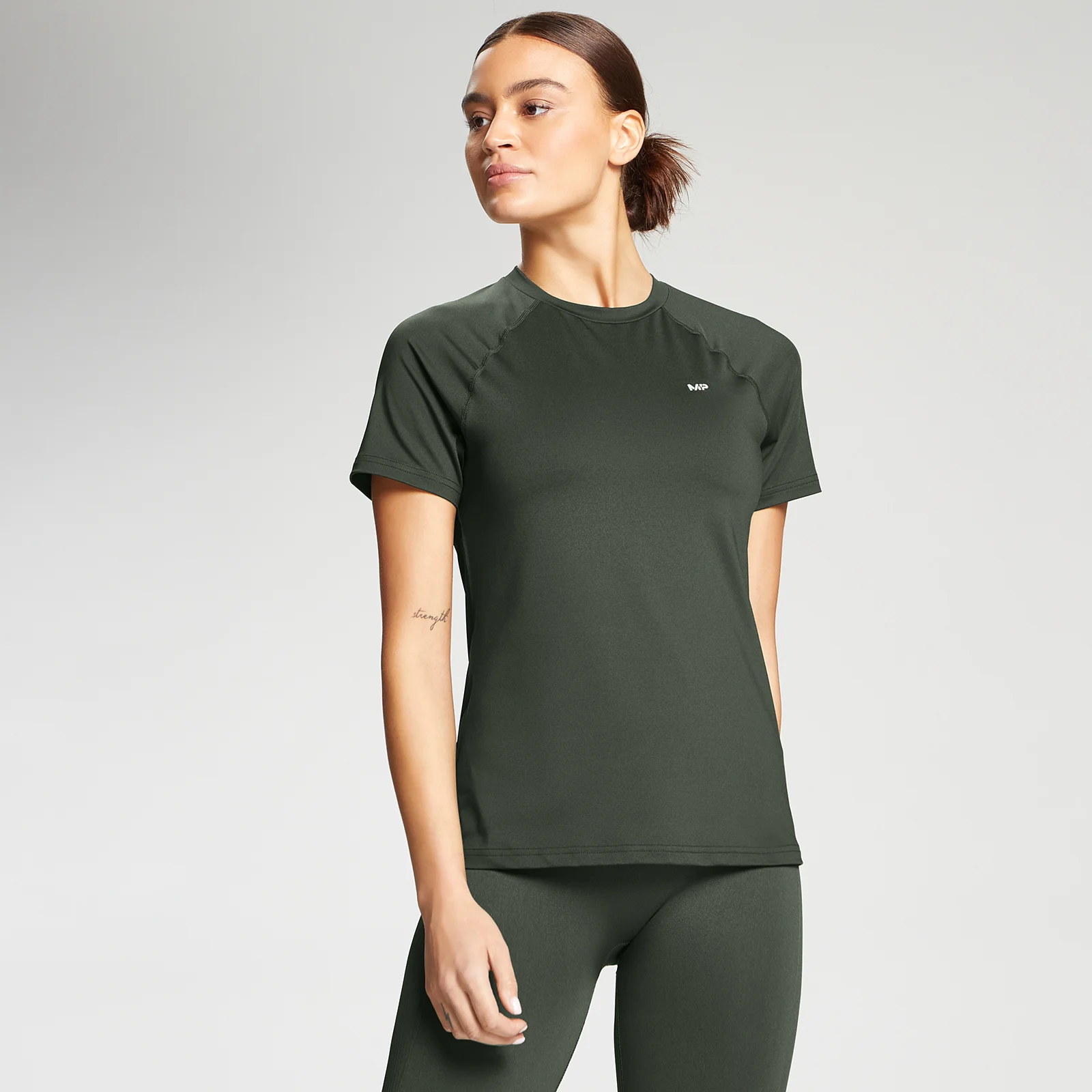 MP Női Essentials Training Slim Fit póló - Vine Leaf - XXS kép 1