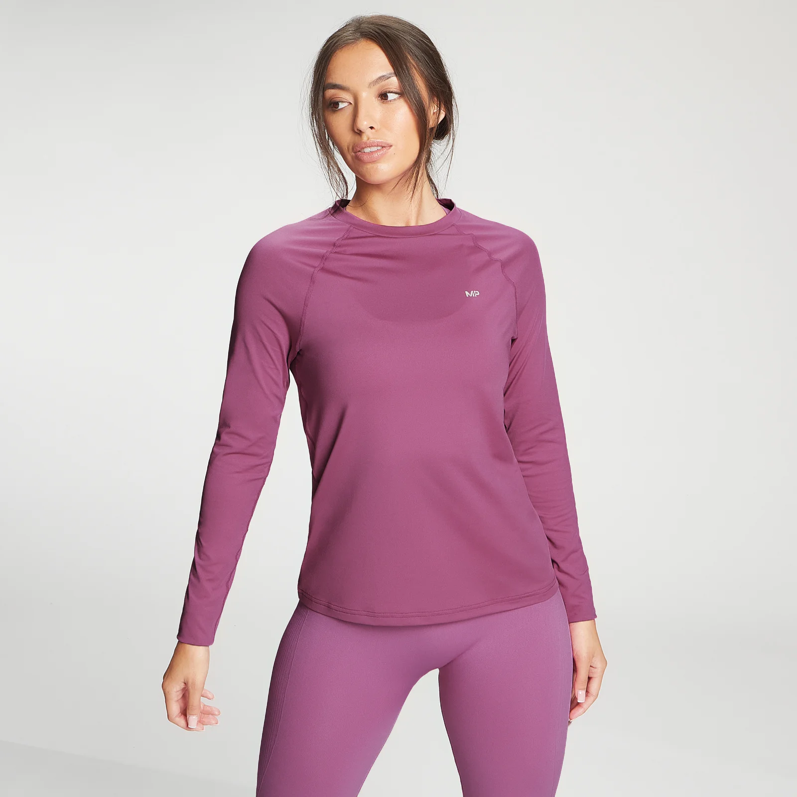 MP Women's Training Slim Fit Long Sleeve Top - Orchid - XXS kép 1