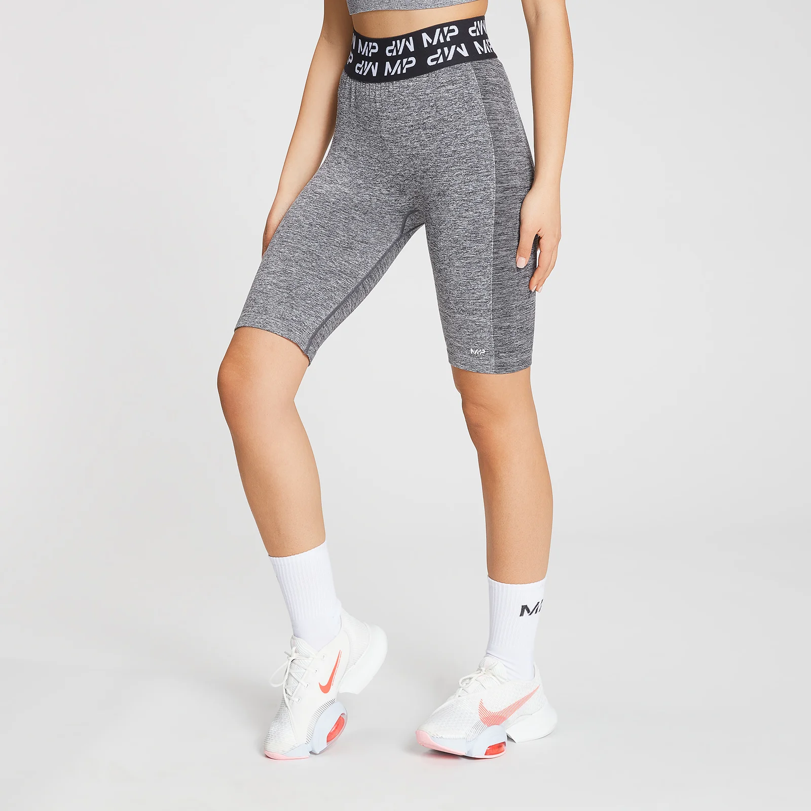 MP Női Curve Kerékpáros rövidnadrág - Szürke - XS kép 1