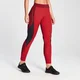 MP Női Engage Colour Block Leggings - Piros/Borvörös
