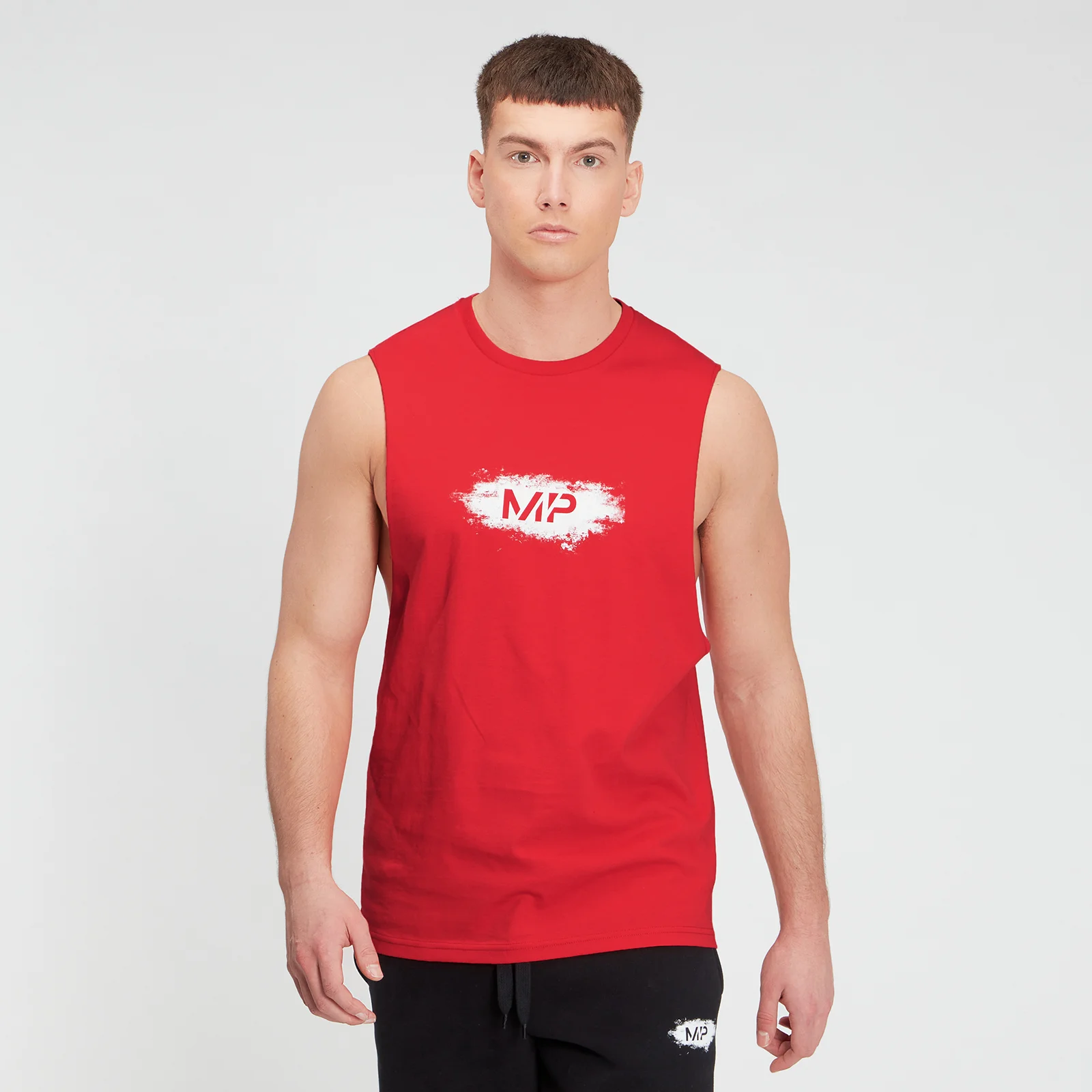 MP Men's Chalk Graphic Tank Top - Danger - XXS kép 1