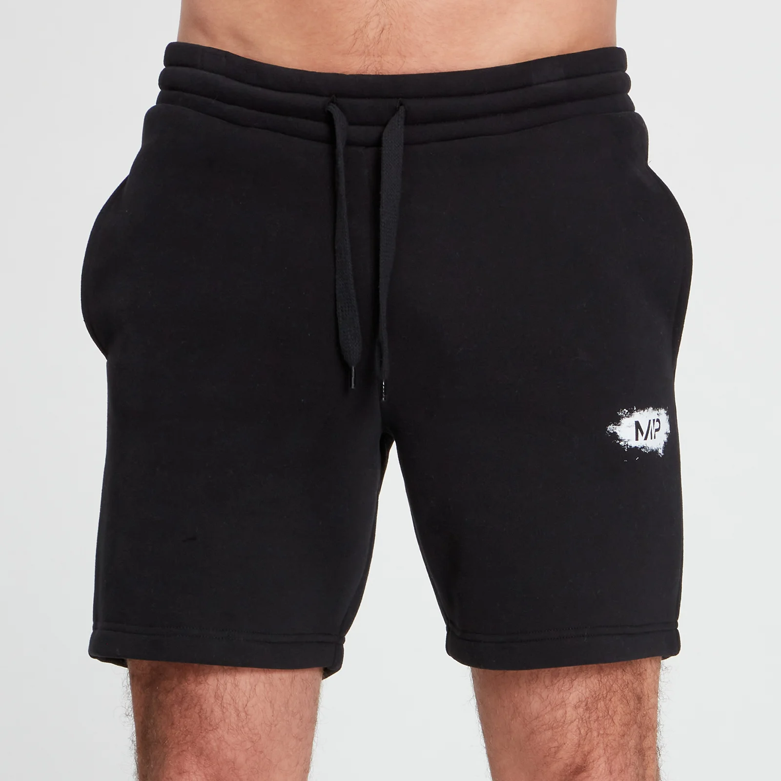MP Men's Chalk Graphic Shorts - Black - XXS kép 1