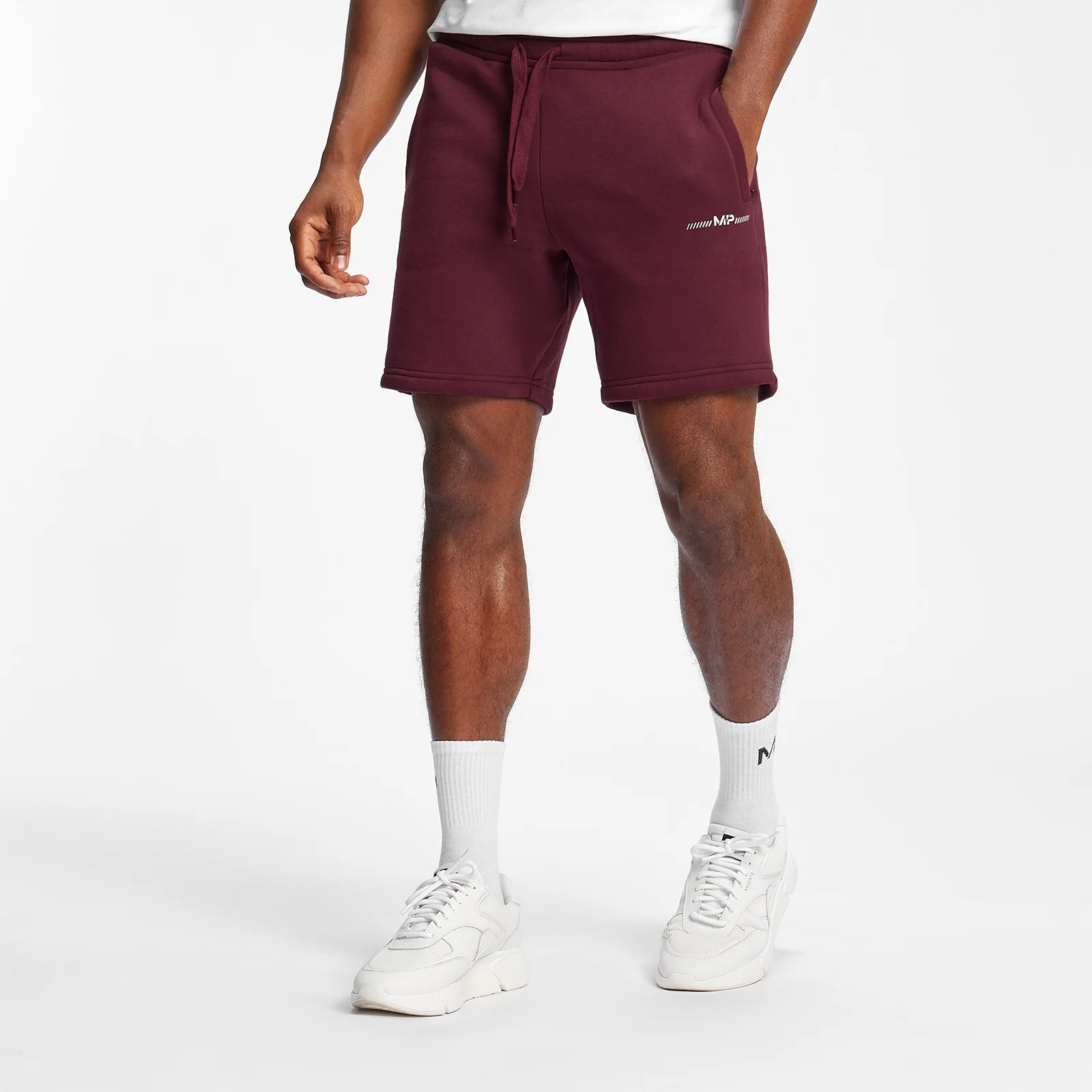 MP Men's Mini Mark Graphic Shorts - Merlot - XXS kép 1