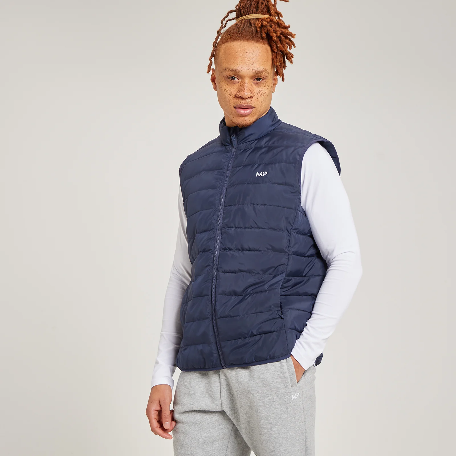 MP Men's Lightweight Gilet - Navy - XXS kép 1