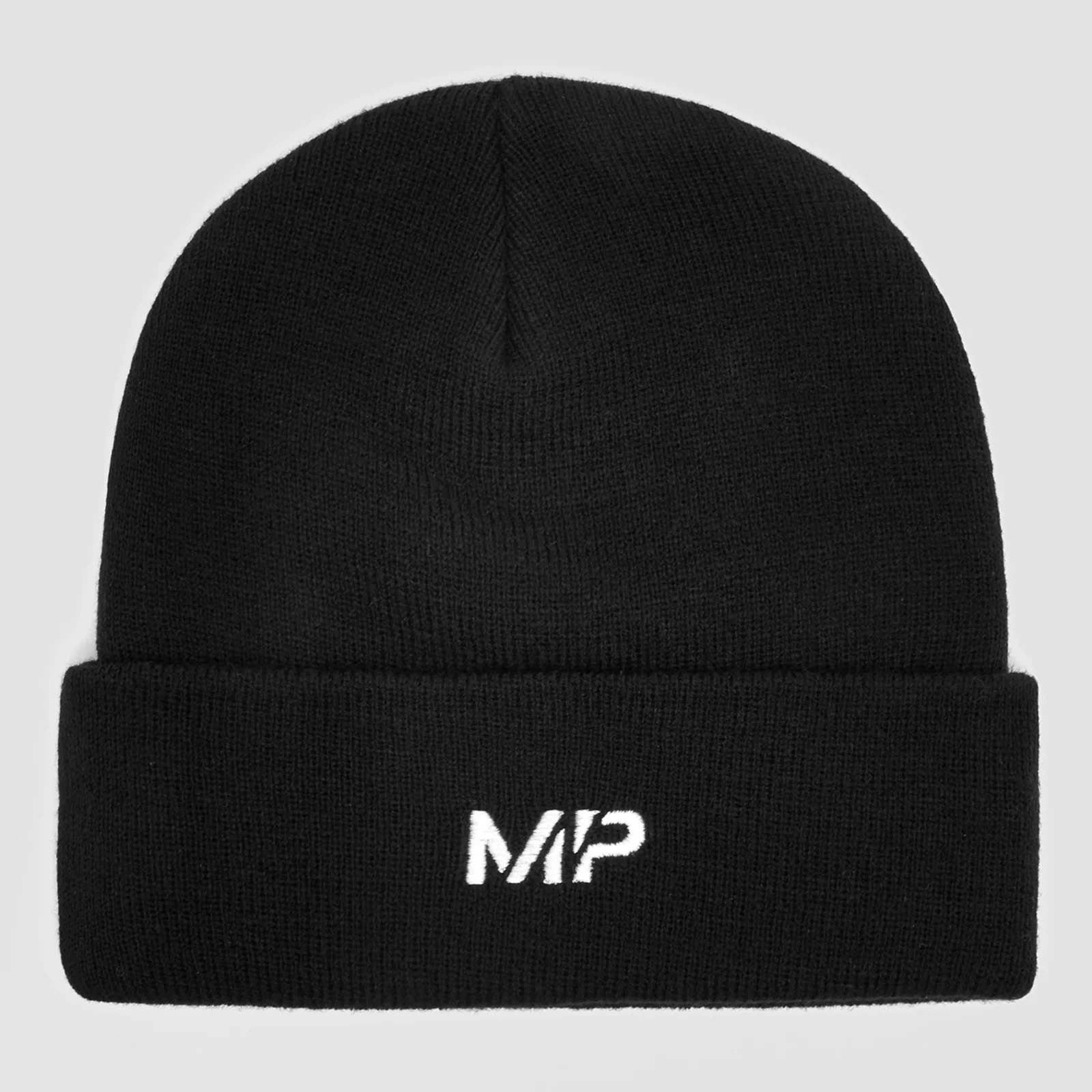 MP Embroidered Logo Beanie Hat - Black/White kép 1