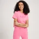 MP Fade Graphic Női Crop Póló - Candy Floss rózsaszín