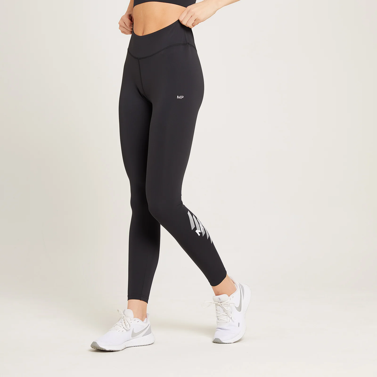 MP Linear Mark női edzőleggings – Fekete - XXS kép 1