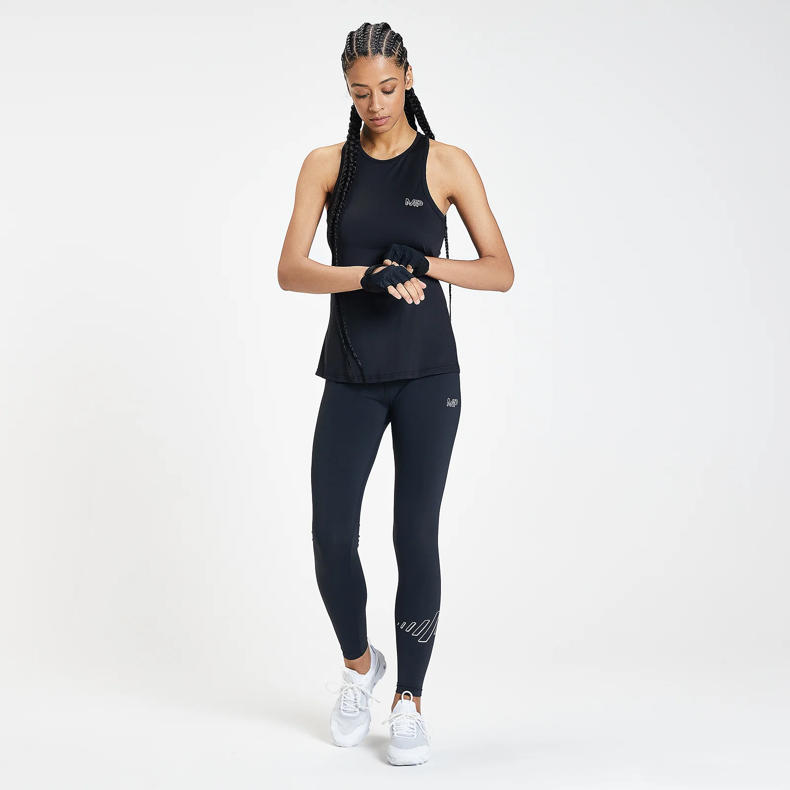 MP Női Infinity Mark Training Racer Back Trikó – Fekete - XXS kép 1