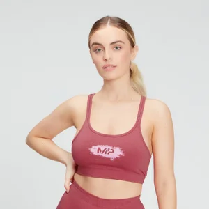 MP Női Chalk Graphic sportmelltartó - Berry Pink - Size XS
