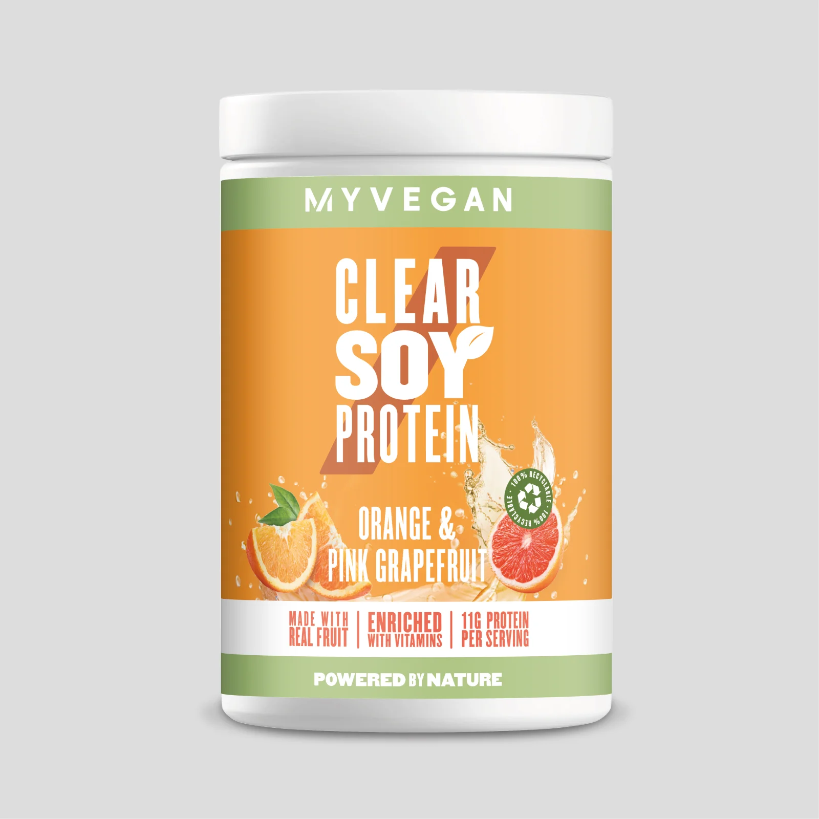 Clear Soy Protein - 20servings - Orange and Pink Grapefruit kép 1