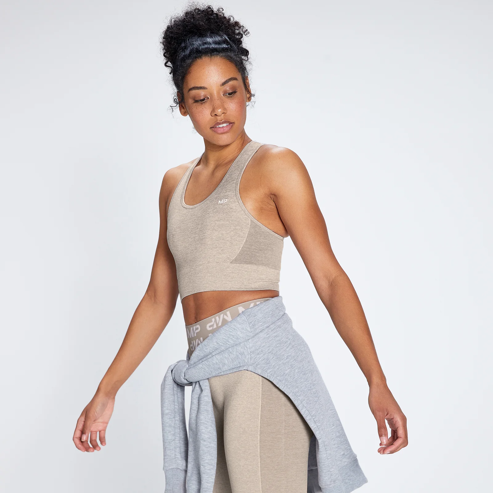 MP Women's Curve Sports Bra - Sesame - XXS kép 1