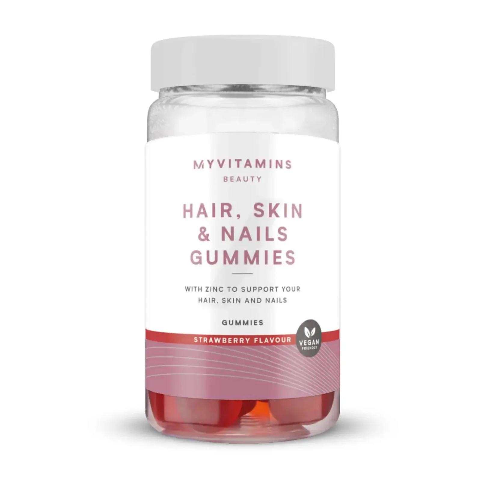 Hair, Skin & Nails Vegán Gumivitamin - 60gummies - Eper kép 1