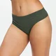 MP Női Essentials Seamless Tanga Bugyi - Sötétzöld