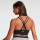 MP Retro Lift női sportmelltartó – fekete