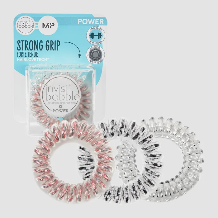 MP X Invisibobble® Power Fényvisszaverő Hajgumi - Színkeverék - 3 darab