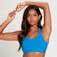 MP Power női keresztpántos sportmelltartó - Égszínkék