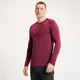 MP Tempo Ultra Seamless Férfi Hosszú ujjú Felső - Merlói vörös
