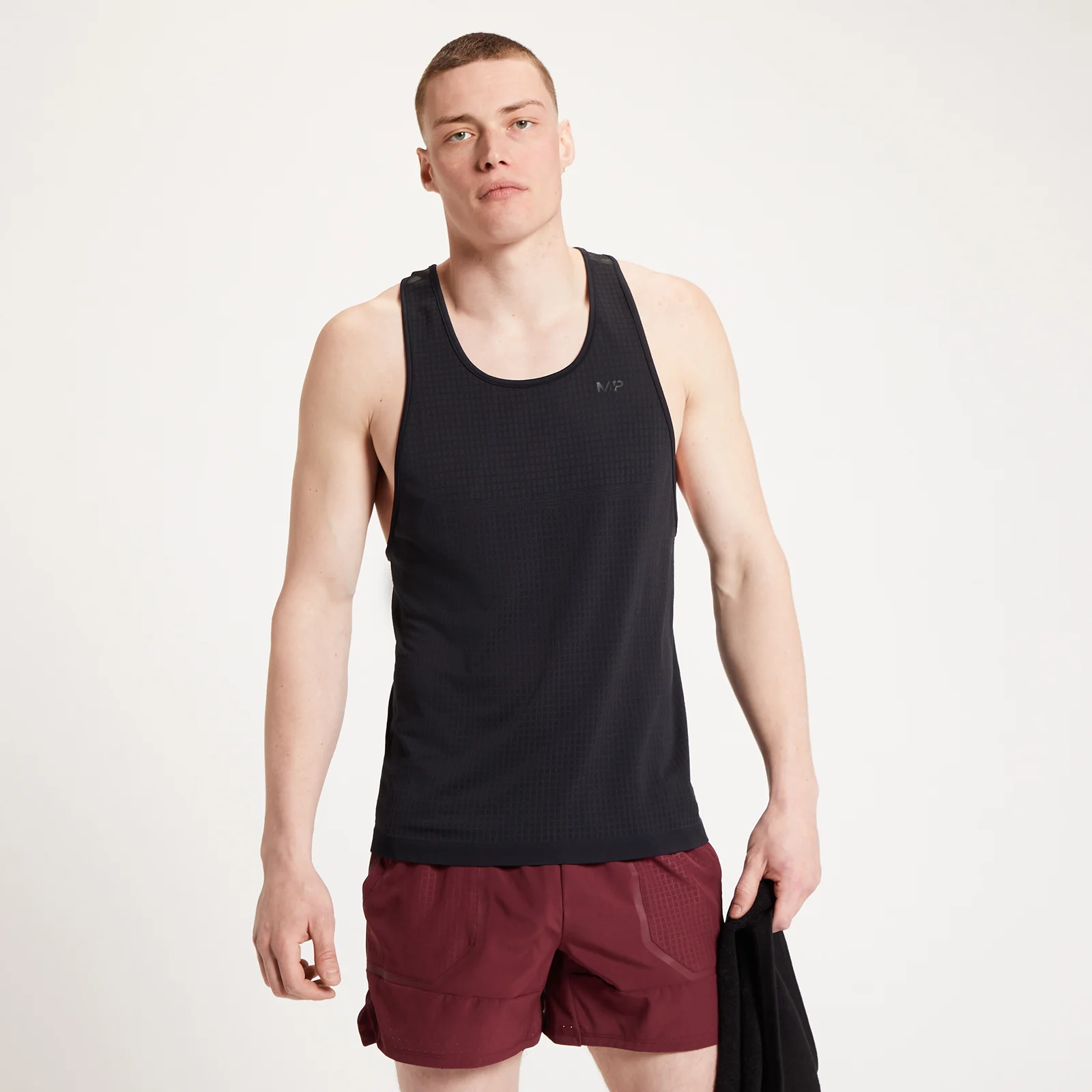 MP Tempo Ultra Seamless Férfi Stringer Atléta - Fekete - XXS kép 1