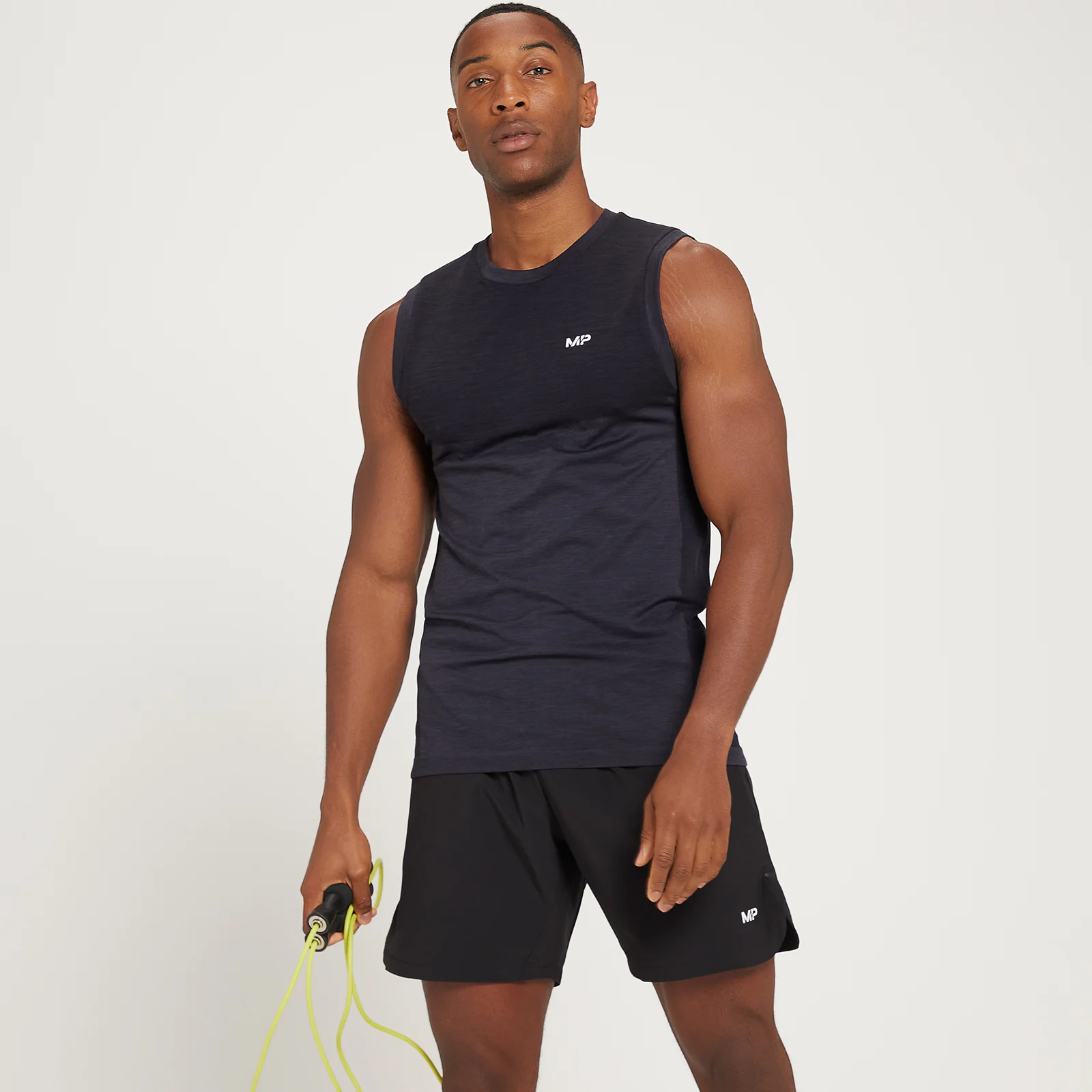 MP Seamless Férfi Tank Trikó – Fekete - XS kép 1