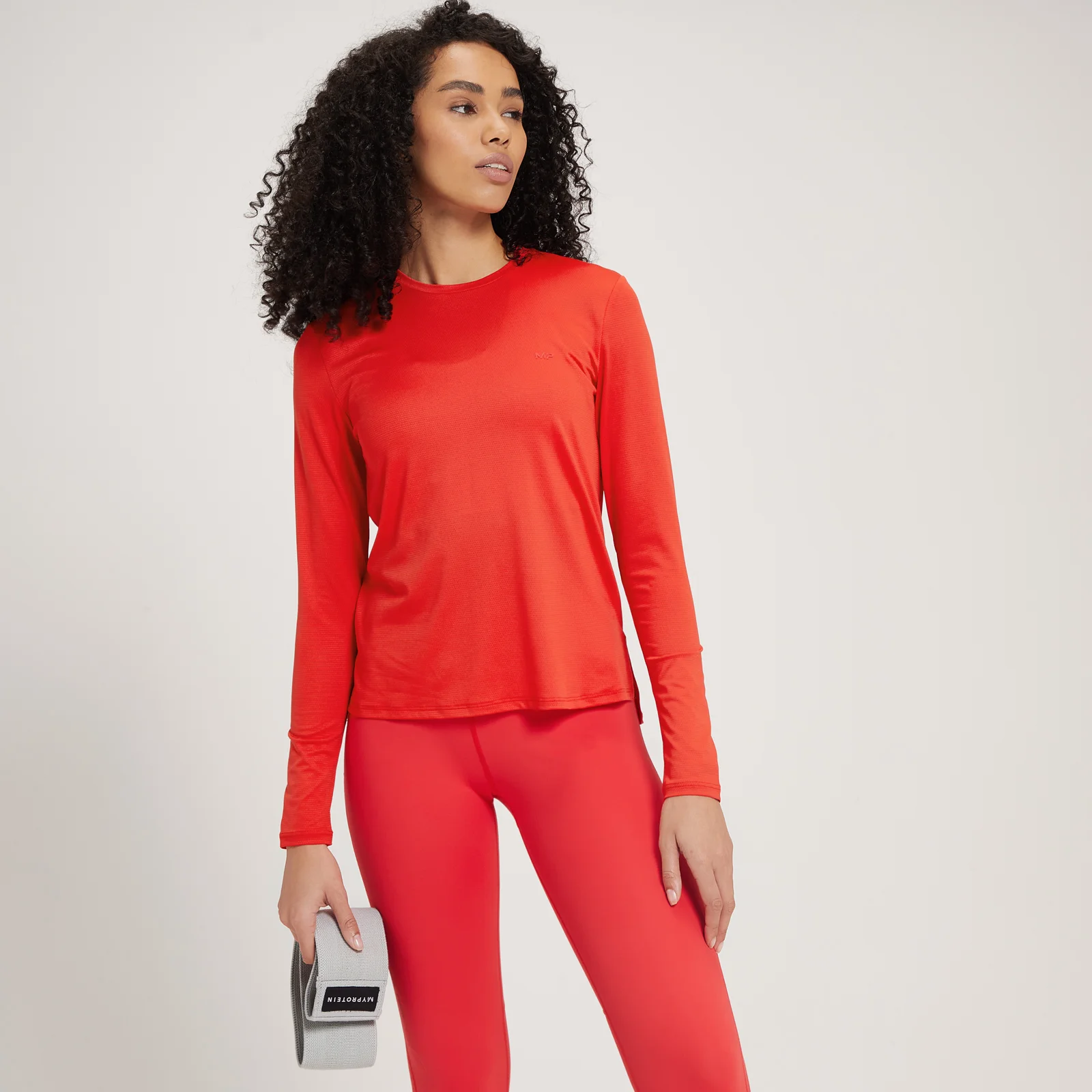 MP Power Ultra hosszú ujjú női póló - Danger vörös - XXS kép 1