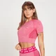 MP Női Curve Rövid Ujjú Crop Top Felső - Magenta