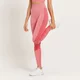 MP Curve magasított derekú, női leggings - Vörös melír