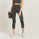 MP Curve magasított derekú, 3/4-es női leggings - Karbon melír