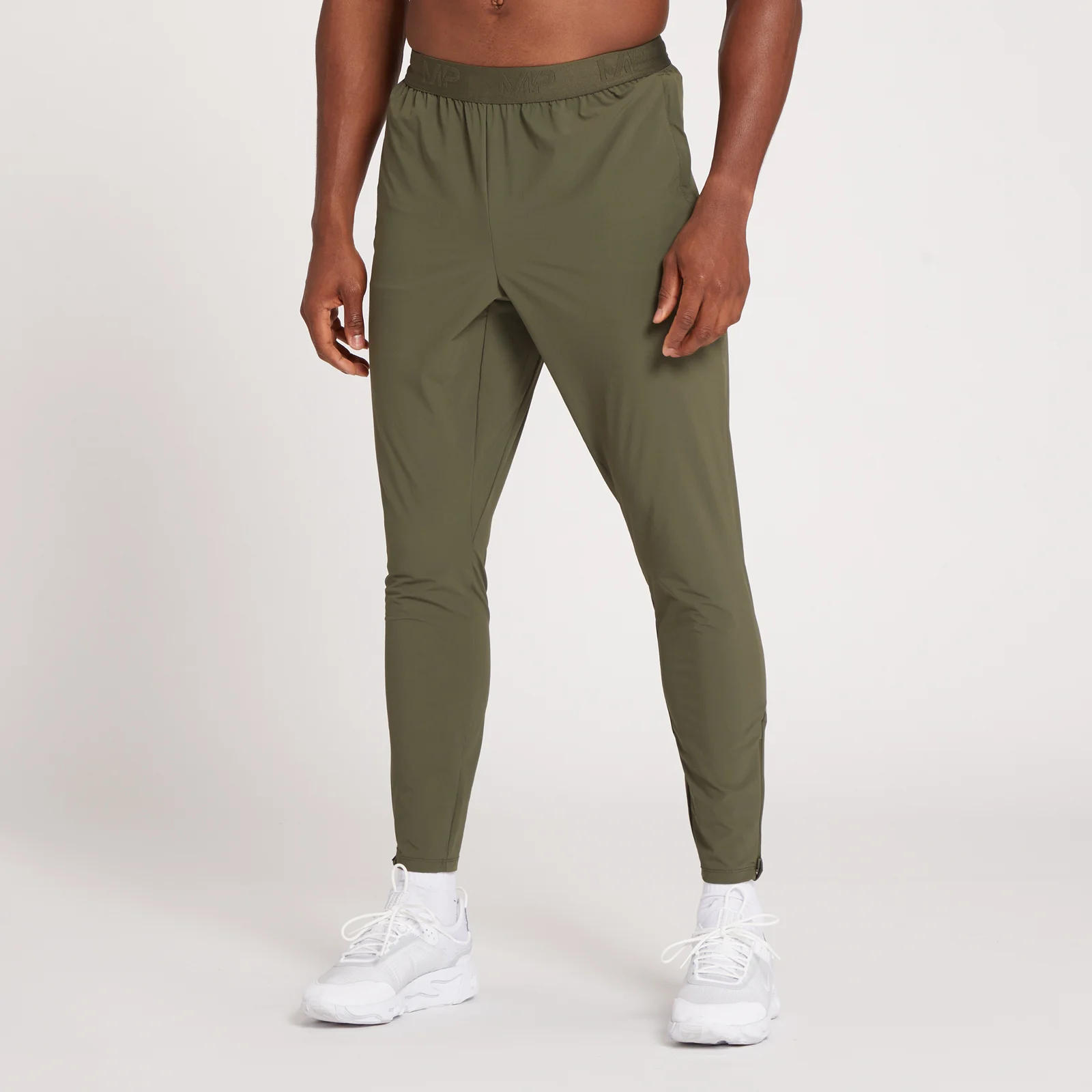 MP Férfi Dynamic Training Slim Fit Melegítőnadrág - Sötétzöld - XXS kép 1
