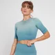 MP Velocity Ultra Seamless női crop top felső - Szürkéskék