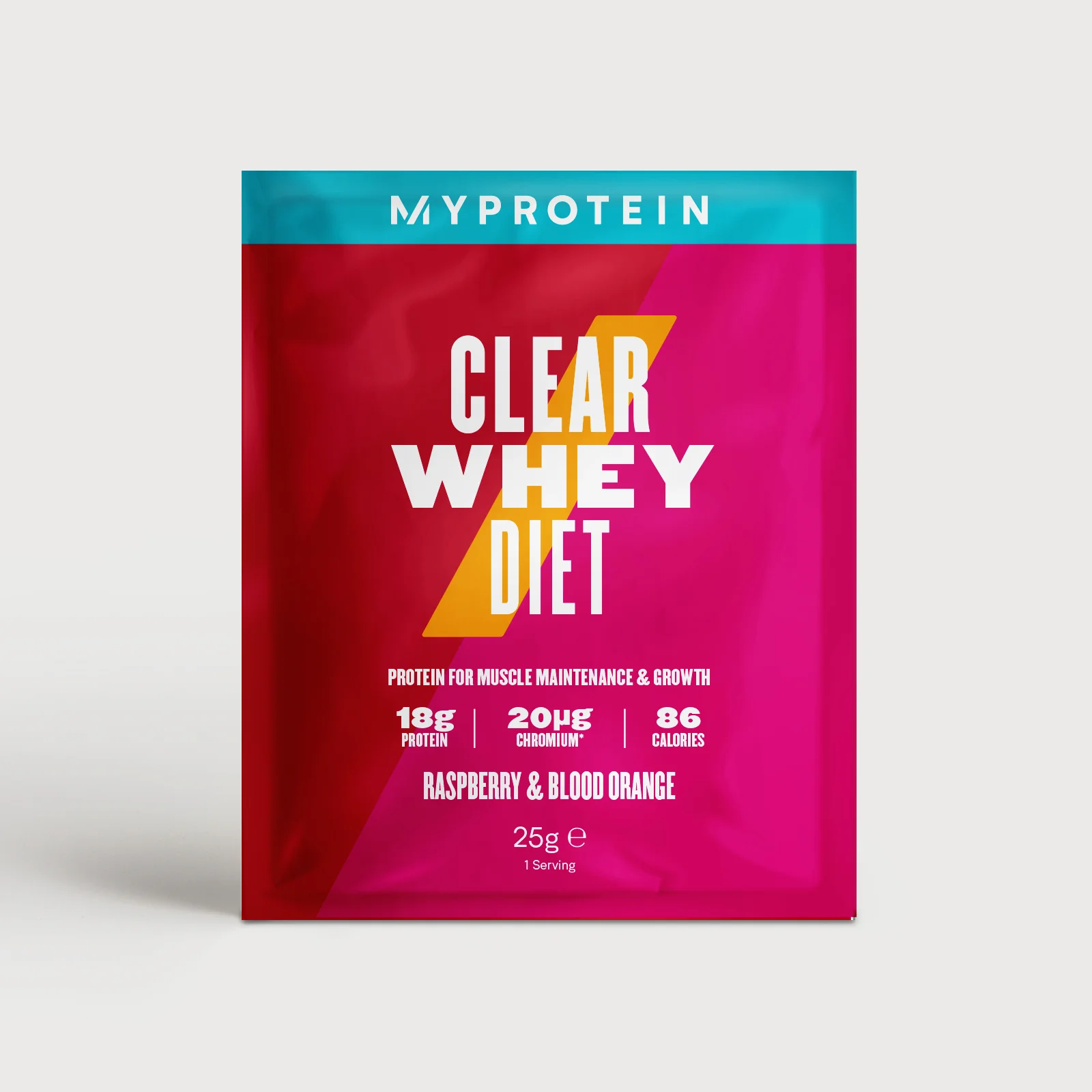 Myprotein Clear Diet Whey (Sample) - 25g - Raspberry & Blood Orange kép 1