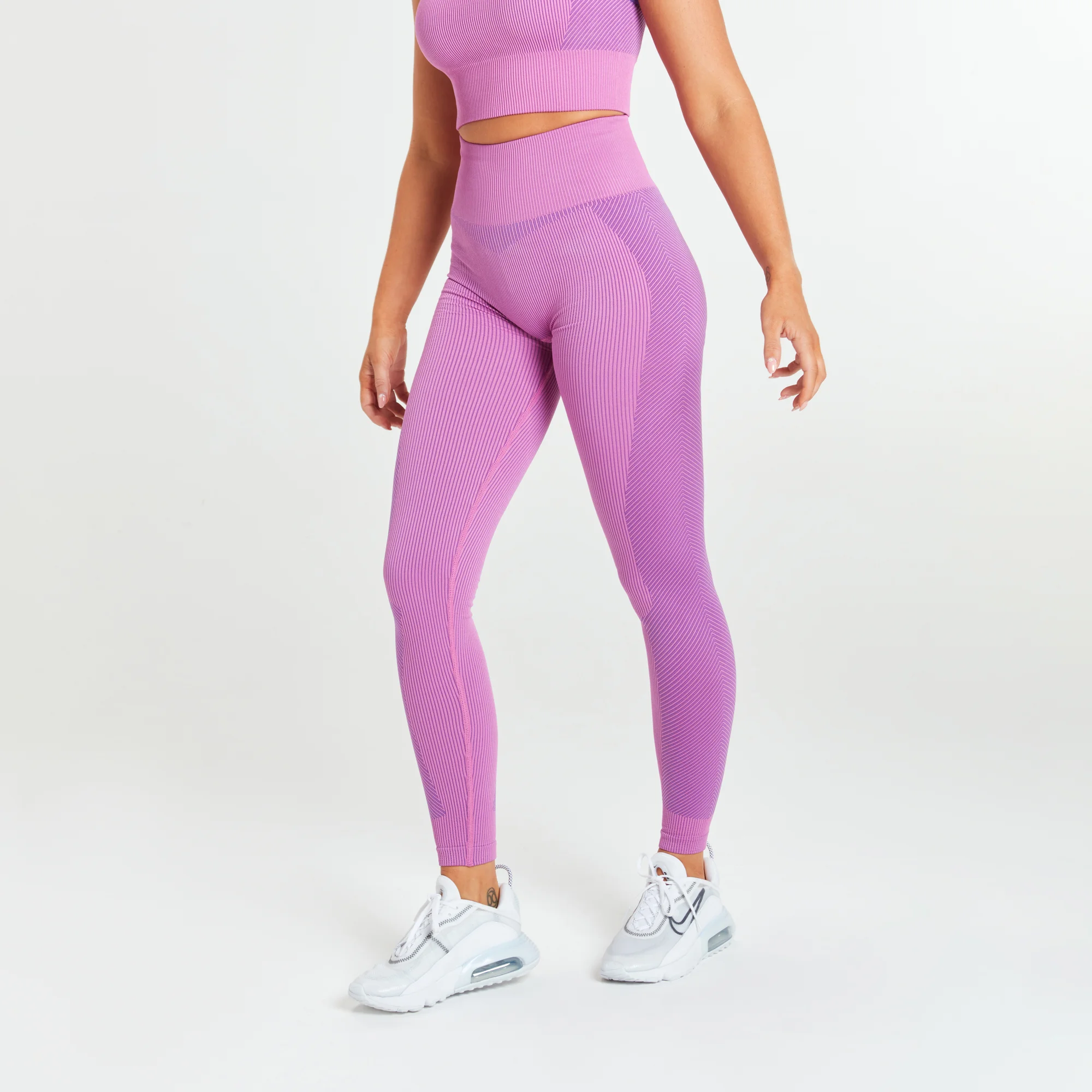 MP X Sinead Rib Seamless Leggings - Rózsaszín - XXS kép 1