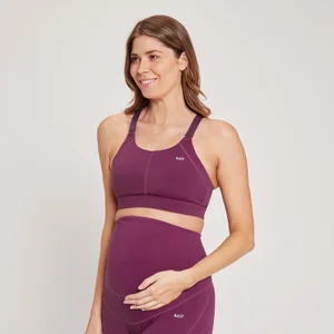 MP női kismama/szoptató sportmelltartó - Sötétlila - Size XS