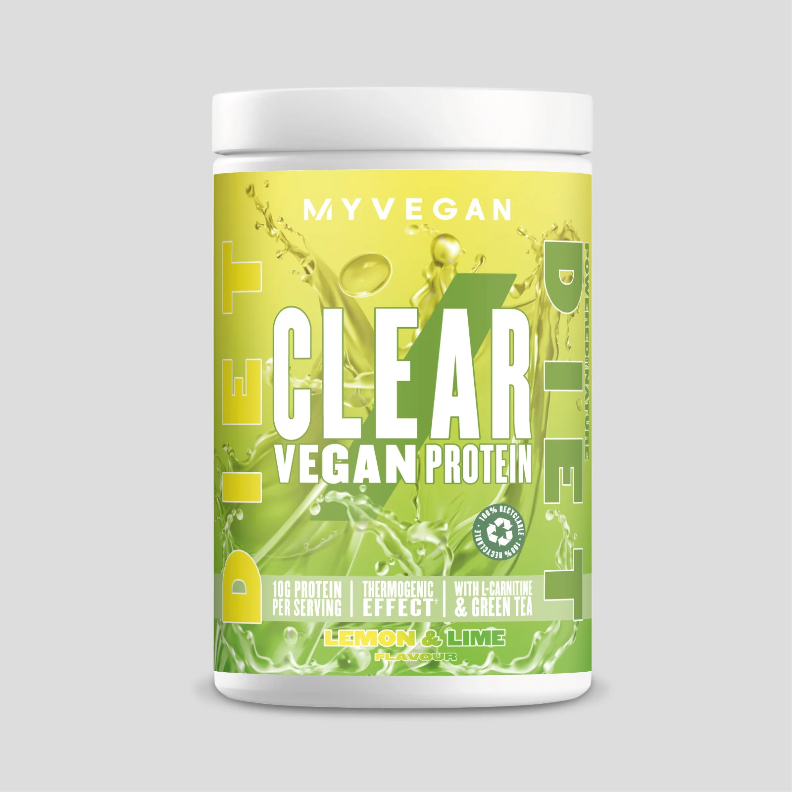 Clear Vegan Diet - 20servings - Citrom & lime kép 1