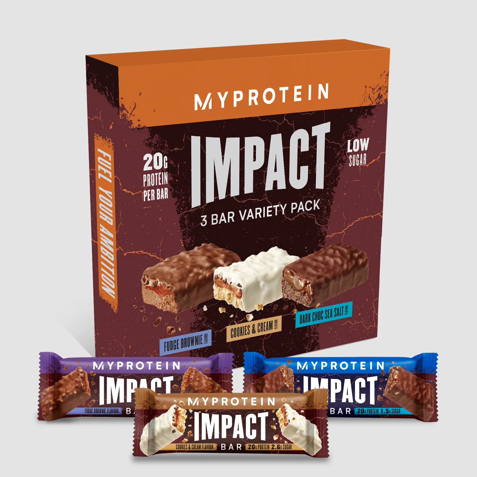 Myprotein Impact Protein Bar Discovery Box - 3 x 64g kép 1