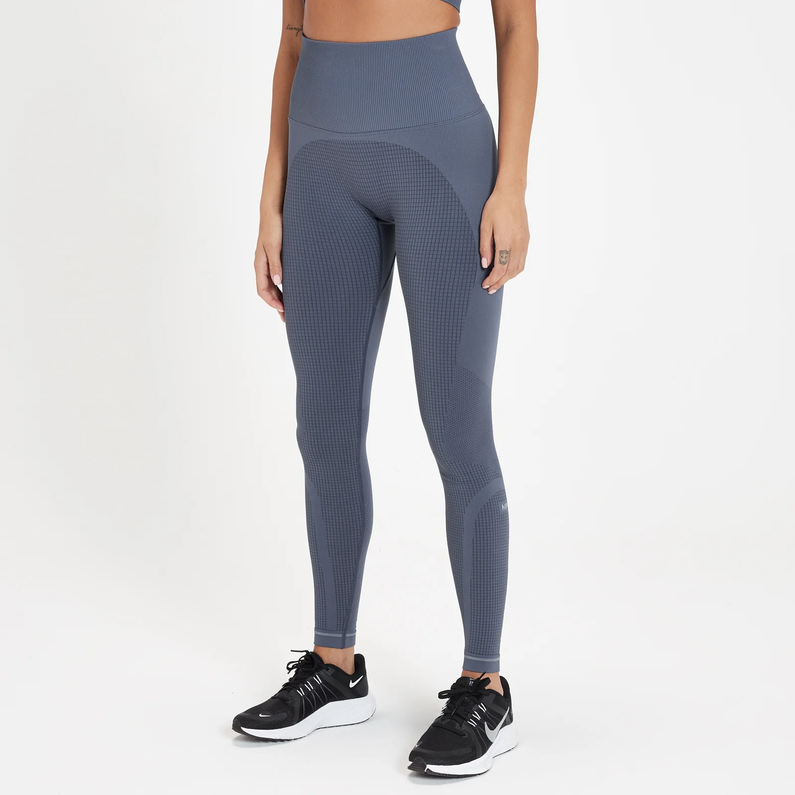 MP Női Velocity Ultra Seamless Leggings - Szürkéskék - XS kép 1