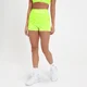 MP Női Tempo Booty Short Rövidnadrág - Lime Zebra