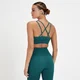 MP Női Tempo Seamless Sportmelltartó – Kék Zebra
