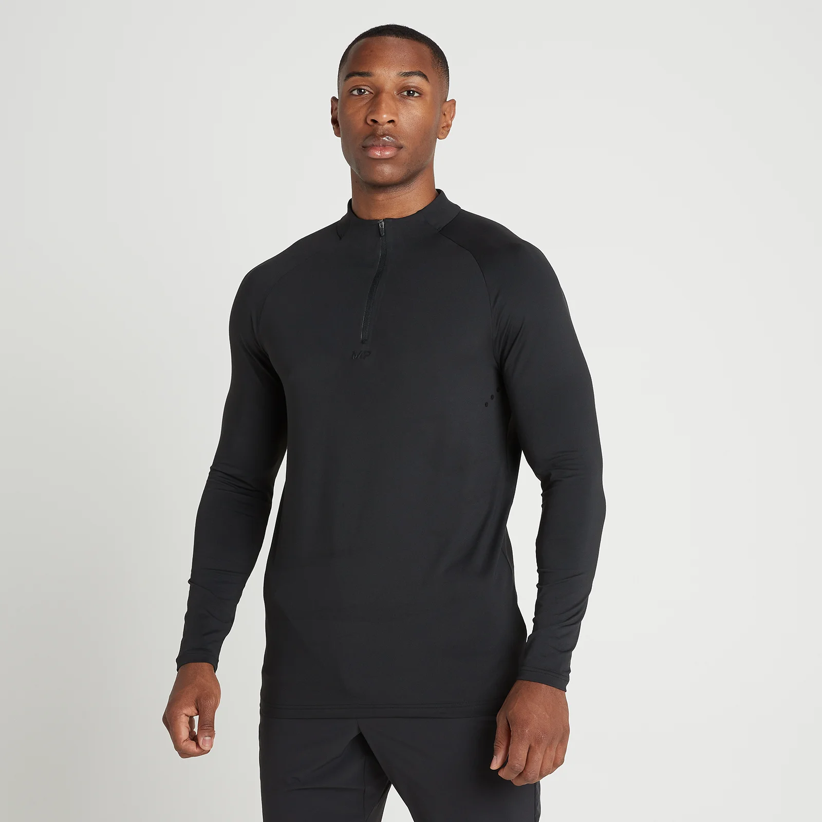 MP Férfi Tempo Ultra 1/4 Zip Felső - Fekete - XXS kép 1