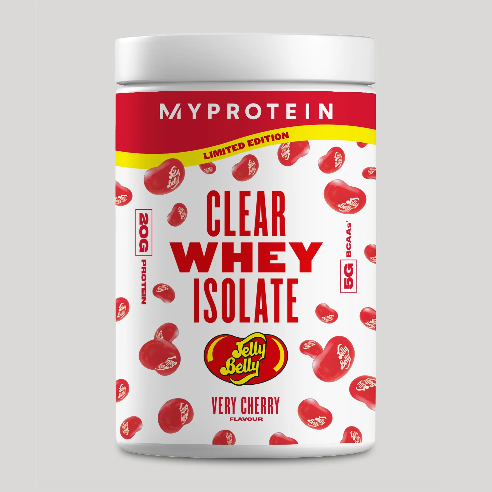 Clear Whey Isolate – Jelly Belly® - 20servings - Very Cherry kép 1