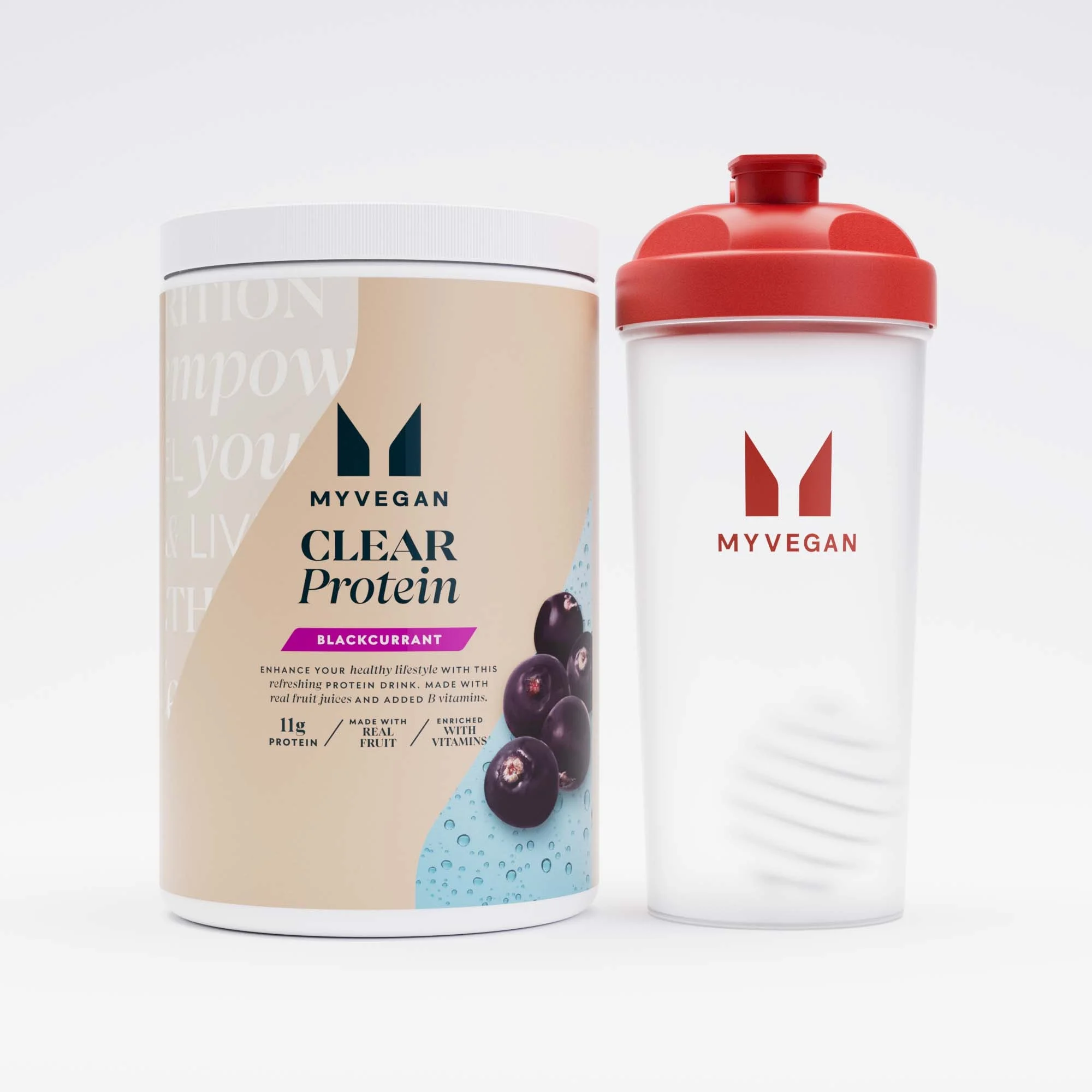 Clear Vegan Protein kezdőcsomag - Fekete ribizli kép 1