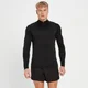 MP Férfi Tempo Seamless 1/4 Zip Felső - Fekete