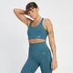 MP Női Tempo Ultra Seamless Sportmelltartó - Füstkék